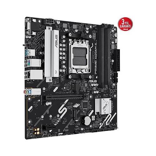 Asus Pr�me A620AM-A-CSM Amd A620A Am5 Ddr5 7600 Dp HDMI VGA �ift M2 Usb3.2 Aura Rgb Matx 8+2+1 G�� A�amalar�, �creuzaktan Y�netim Yaz�l�m�, Asus 5x Protect�on I��