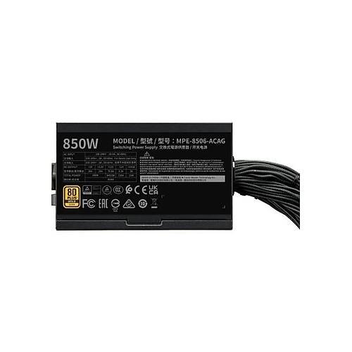 Cooler Master Mwe Gold V3 850 MPE-8506-ACAG-B 850W Atx 3.1 Pc�-E 5.0 80+ Gold 120MM Fan Power Supply
