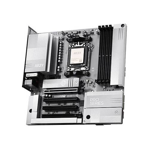 MSI Ms� Pro B850M-A W�f� Pz Ddr5 Amd B850 Am5 Soket Ddr5 8200MHZ+(OC)MHZ Matx Anakart