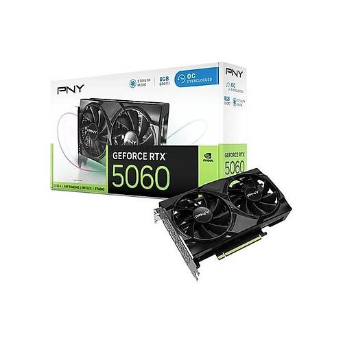 PNY RTX5060 Oc Siyah Ekran Kart� (VCG50608DFXPB1-O)