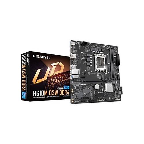 Gigabyte Intel LGA1700 Matx H610M D3W Ddr4 Anakart