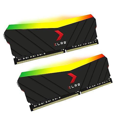 PNY XLR8 Gaming EPIC-X RGB 16GB (2x8GB) 3200MHz CL16 DDR4 PC Ram (MD16GK2D4320016XRGB)