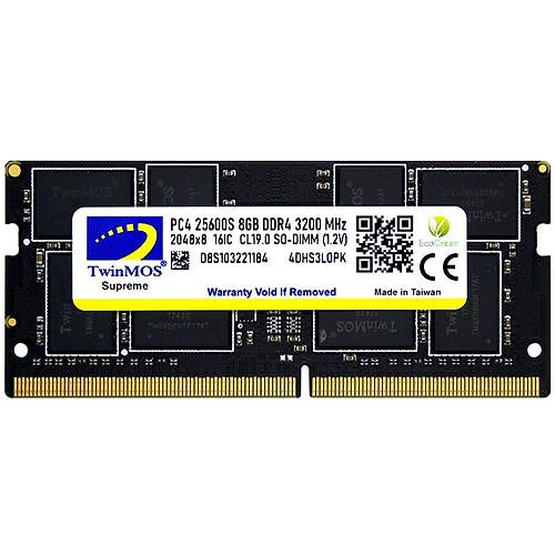 TwinMOS DDR4 8GB 3200MHz Notebook Ram