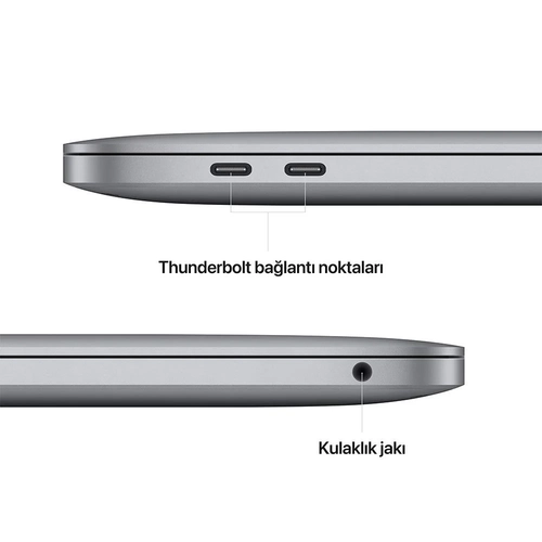Apple MacBook Pro M2 8GB 512GB SSD 13.3 Uzay Grisi MNEJ3TU/A