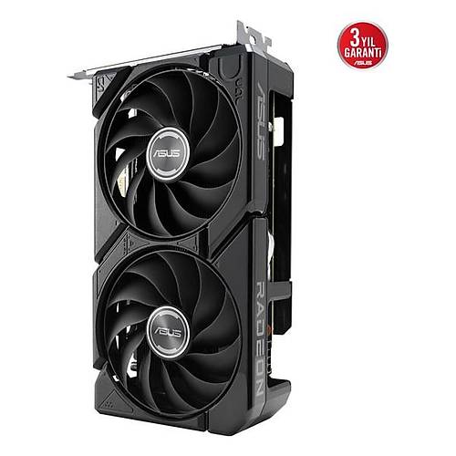 Asus DUAL-RX9060XT-8G-AMD-RADEON-RX 9060-8G-8GB GDDR6-128BIT--HDMI-2XDP-EKRAN Kart�