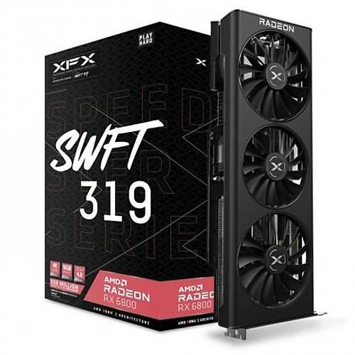 XFX Speedster SWFT 319 RX 6800 16GB GDDR6 256Bit AMD Ekran Kart RX-68XLAQFD9