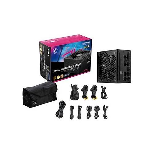 MSI Ms� Mpg A1000GS Pc�e5 1000W 80+ Gold Power Supply