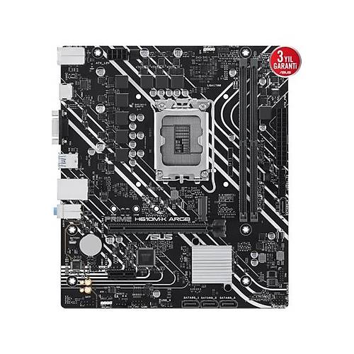 Asus PRIME H610M-K ARGB DDR5 5600MHz M.2 HDMI VGA mATX 1700p