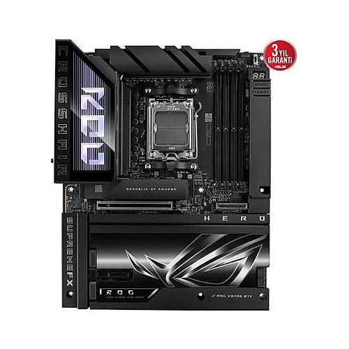 Asus Rog Crossha�r X870E Hero Btf W�f�7 Ddr5 Hdm�-Dp Typec Pc�e 5.0 Am5 Atx
