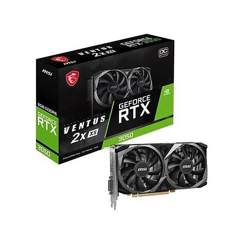 MSI Ontech - Ms� Geforce RTX3050 Ventus 2x Xs Wh�te 8g Oc 8gb Gddr6 128BIT 1xhdm� 1xdp 1xdv� Ekran Kart�
