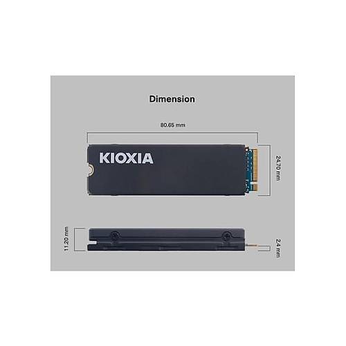 Kioxia 2tb K�ox�a Excer�a Heats�nk Gen 4x4 Nvme 5000/3900MB/S LSC11K2T04G8