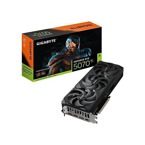 Gigabyte G�gabyte VGA Nv�d�a 16GB Gddr7 RTX5070TI W�ndforce Sff GV-N507TWF3-16GD 256BIT/3XDP/1XHDMI/3XFAN