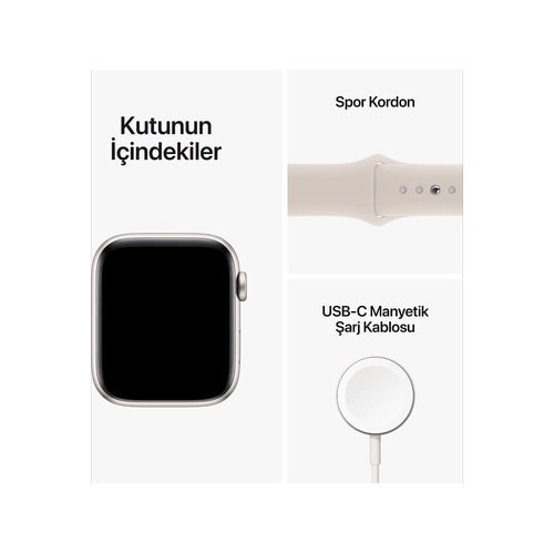 Apple Watch SE Gps Cellular 40mm Alüminyum Kasa Yıldız Işığı MNPH3TU/A