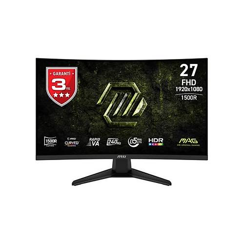 MSI Ms� 27 Mag 275CF X24 1920X1080 (Fhd) 16:9 Curve 1500R Rap�d Va 240HZ 0.5ms (Min.) Adapt�ve-Sync Gam�ng Mon�tor