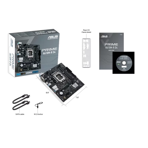 Asus Prime H610M-R 3200MHz DDR4 Hdm Vga Dv Micro ATX 1700p Anakart