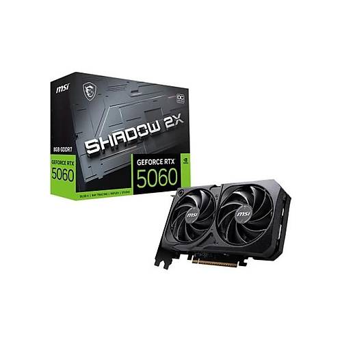 MSI VGA GeForce RTX 5060 TI 8G SHADOW 2X OC PLUS RTX5060TI 8GB GDDR7 128B DX12 PCIE 5.0 X16 (3XDP 1XHDMI)