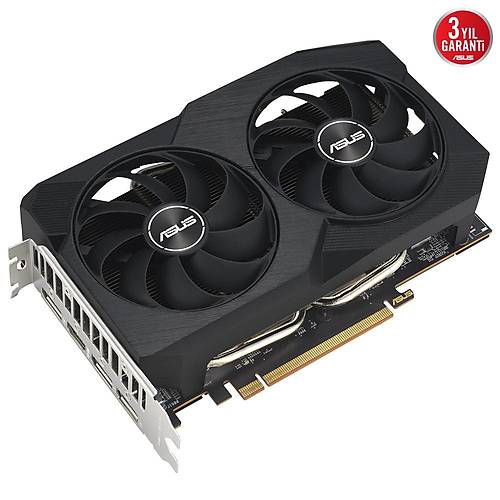 ASUS DUAL Radeon RX7600 OC V2 8GB GDDR6 128Bit AMD Ekran Kart