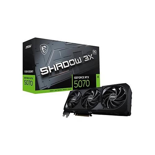 MSI Ms� VGA Geforce Rtx 5070 12G Shadow 3x Oc RTX5070 12GB Gdrr7 192B DX12 Pc�e 5.0 X16 (3xdp 1xhdm�)