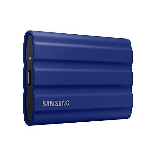 Samsung 2TB T7 Shield Usb 3.2 (Okuma 1050MB - Yazma 1000MB) Mavi Ta��nabilir SSD Disk MU-PE2T0R-WW