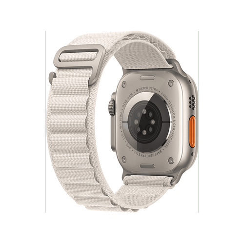 Apple Watch Ultra GPS Cellular 49mm Yıldız Işığı Titanyum Kasa L Yıldız Işığı Kordon MQFT3TU/A
