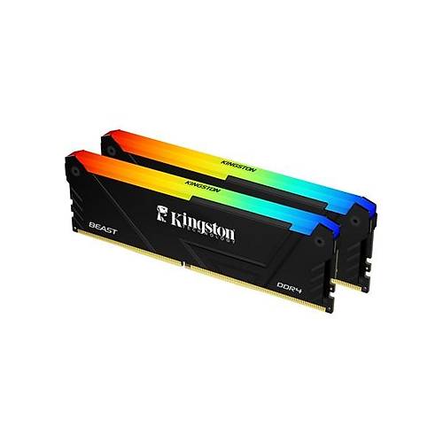 Kingston K�ngston 16GB 3600MT/S Ddr4 CL17 D�mm (Kit Of 2) Beast Rgb Turkey KF436C17BB2AK2/16TR - Ram
