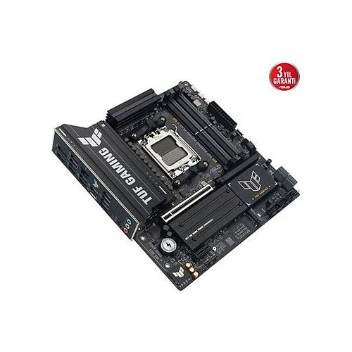 Asus Tuf Gam�ng B850M-PLUS I� Amd B850 Am5 Ddr5 8000 Dp HDMI 3x M2 Usb3.2 Gen 2x2 Aura Rgb 2.5gbit Lan Matx 14+2+1 G�� A�amalar�, 1xgen5 M.2, Ready For Advanced A� Pc