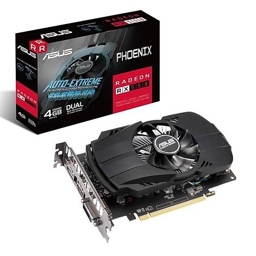 Asus Radeon RX 550 4GB Phoenix Evo GDDR5 128Bit AMD Ekran Kart (PH-RX550-4G-EVO)