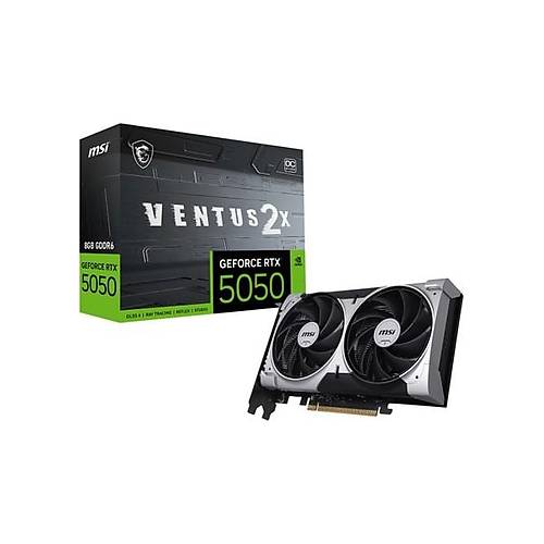 MSI Ms� VGA Geforce Rtx 5050 8g Ventus 2x Oc RTX5050 8gb Gddr6 128B DX12 Pc�e 5.0 X16 (3xdp 1xhdm�)
