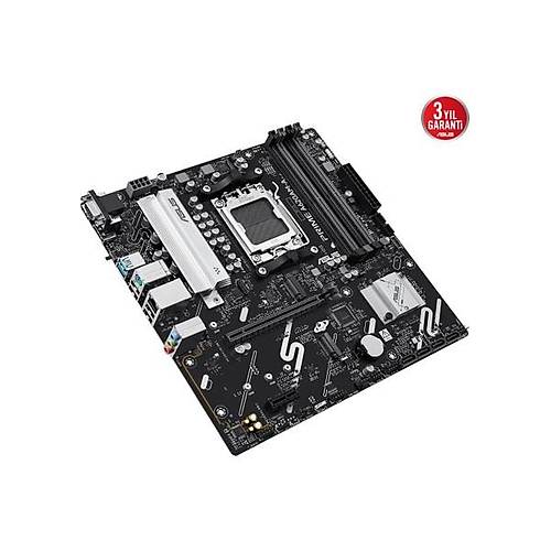 Asus Pr�me A620AM-A-CSM Amd A620A Am5 Ddr5 7600 Dp HDMI VGA �ift M2 Usb3.2 Aura Rgb Matx 8+2+1 G�� A�amalar�, �creuzaktan Y�netim Yaz�l�m�, Asus 5x Protect�on I��