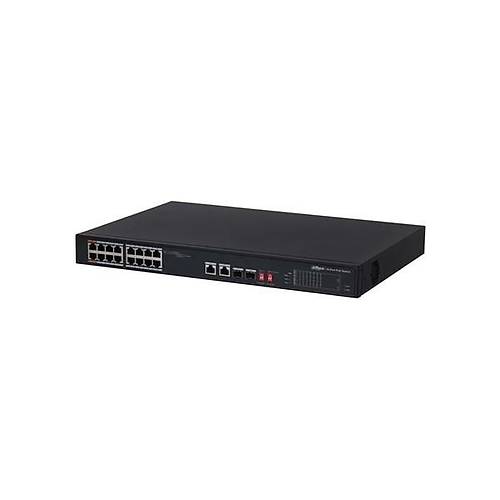 Dahua PFS3218-16ET-135 16 Port Poe 2 Port Sfp 2 Port Gb�t Uplink 10/100 Sw�tch 135W