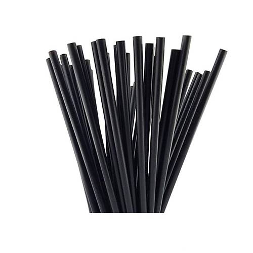 Pipet Jelatinli Frozen 8mm x 24cm SİYAH 100'lü paket
