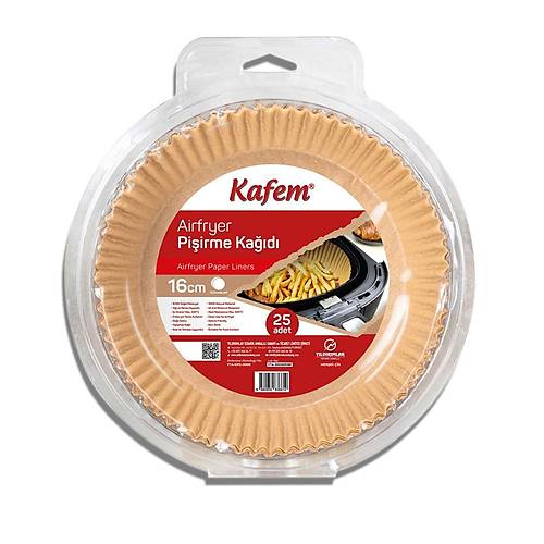 Airfryer Pişirme Kağıdı 16 cm YUVARLAK 25'li paket