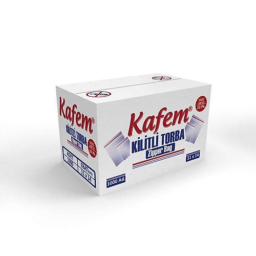 Kilitli Poşet 11*14 cm 1000'li paket X 12 li koli