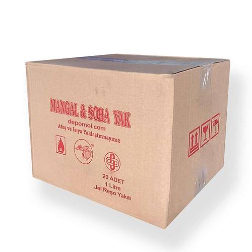 Jel Reşo Mangal Yakıtı 1000 ml 20'li koli