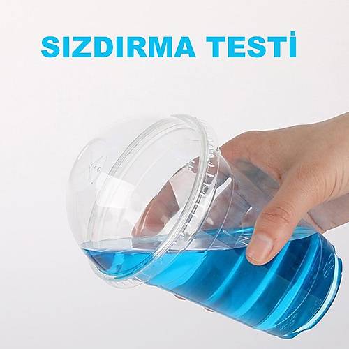 MILKSHAKE Plastik Bardak KAPAĞI 95 Çap 100'lü paket