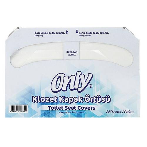 Klozet Kapak Örtüsü Only 250 Yaprak
