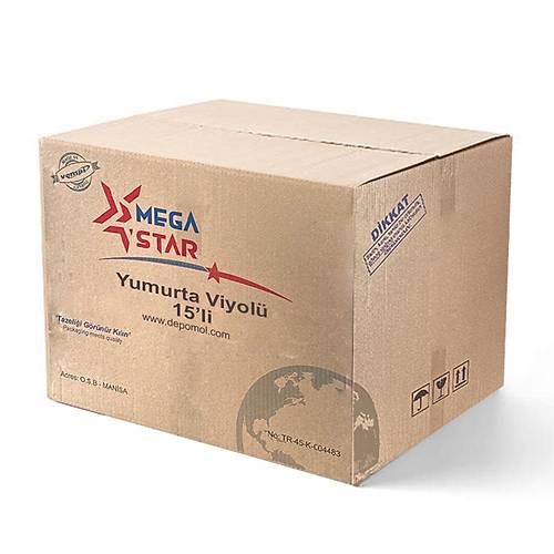 Yumurta Viyolü MEGASTAR 15'li 400'lü Koli