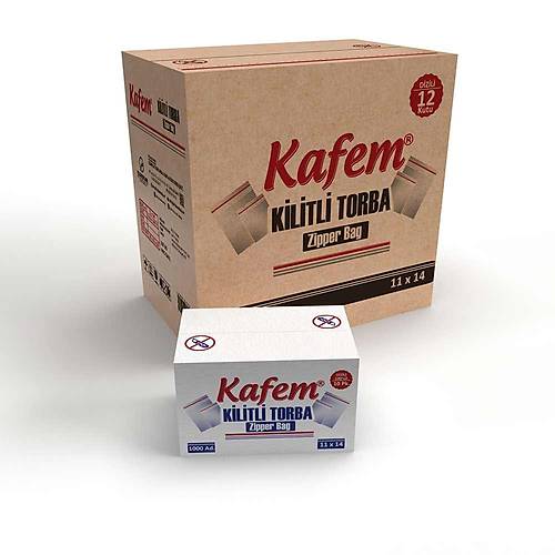 Kilitli Poşet 11*14 cm 1000'li paket X 12 li koli