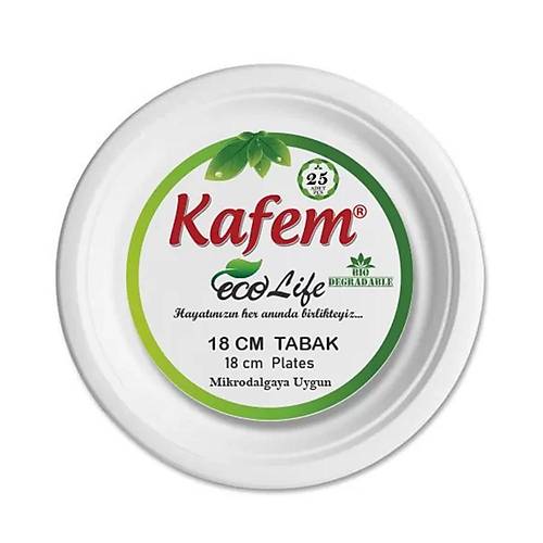 Naturel Karton Tabak 18 cm 25'Li paket