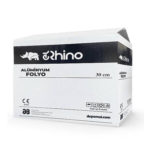 Alüminyum Folyo RHINO 30*100 Metre 8'li KOLİ