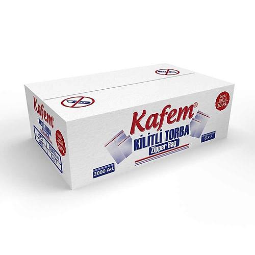 Kilitli Poşet 6*7 cm 2000'li paket