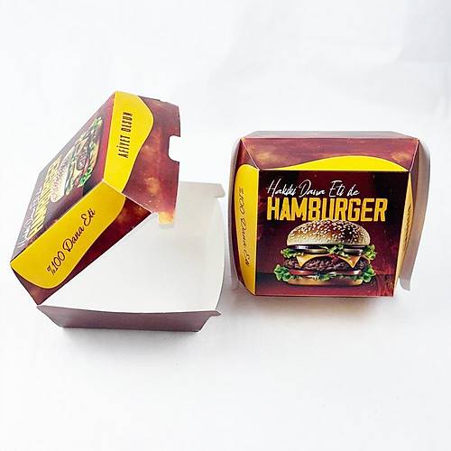 Hamburger Kutusu 100'l paket