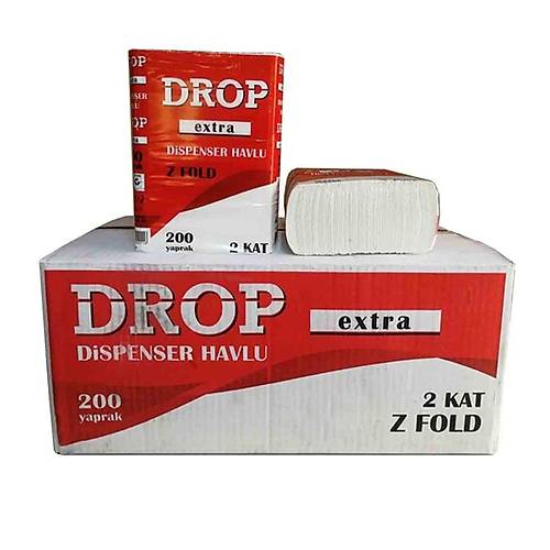 Dispenser Havlu Z Katl Drop 200 Yaprak 12'li Koli