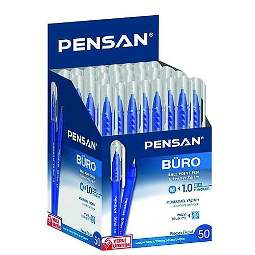 Tkenmez Kalem Mavi 50'li PENSAN