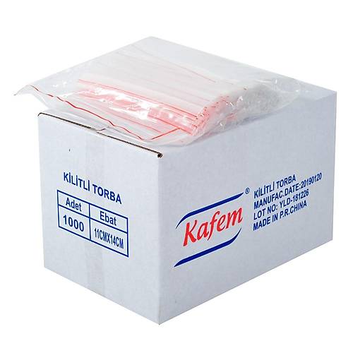 Kilitli Poet 11*14 cm 1000'li paket X 12 li koli