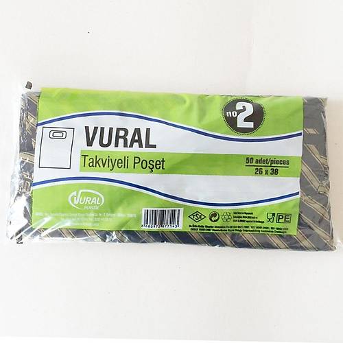 Takviyeli Poet 26*38 Siyah Diagonel  20 paket
