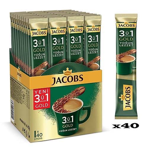 Hazr Kahve Jacobs 3' 1 Arada Youn Lezzet 40'l Paket