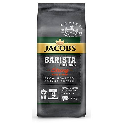 Filtre Kahve Jacobs Barista Strong 225 gr. 12'li koli
