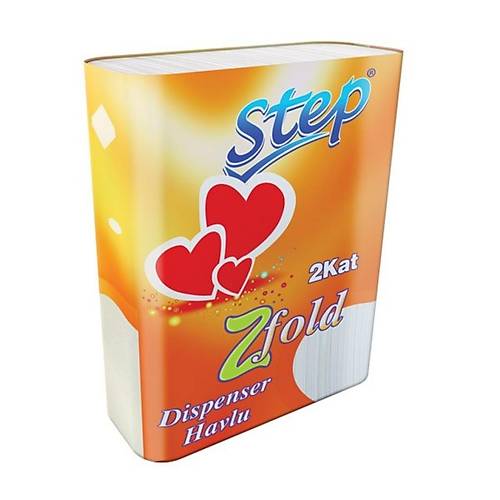 Dispenser Havlu Z Katl Step Extra 160 Yaprak 12'li Koli