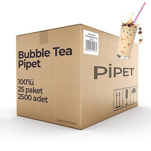 Pipet Bubble Tea 11mm x 22 cm effaf 100 l 